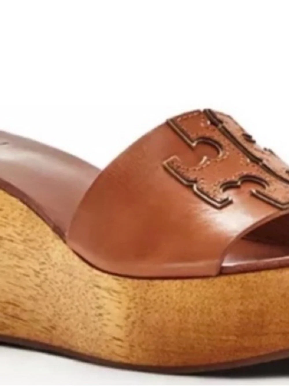 Tory Burch Cognac Ines  Platform Slide